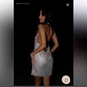 Meshki - Meilani Low Back Diamonte Dress